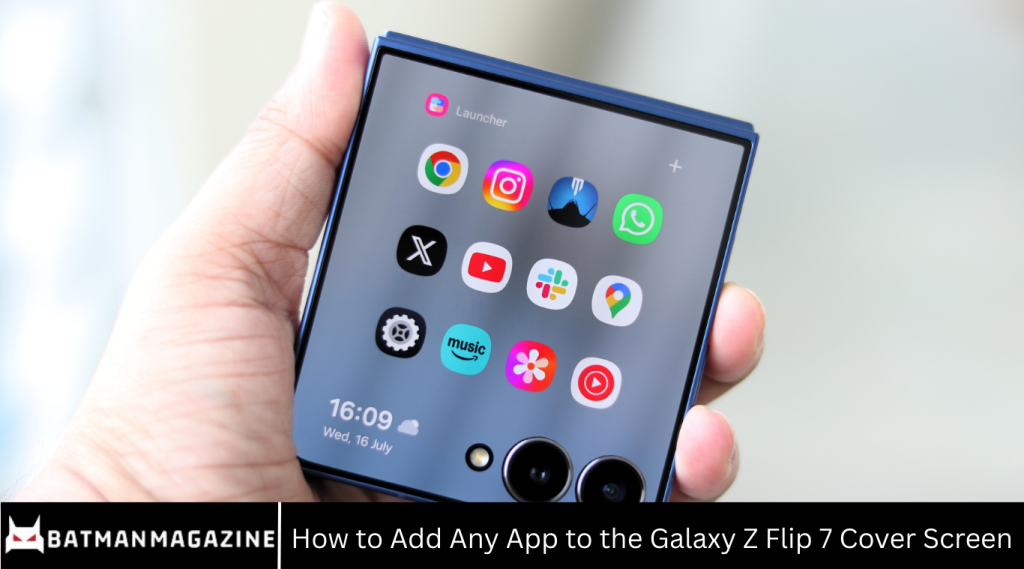 How to Add Any App to the Galaxy Z Flip 7 Cover Screen