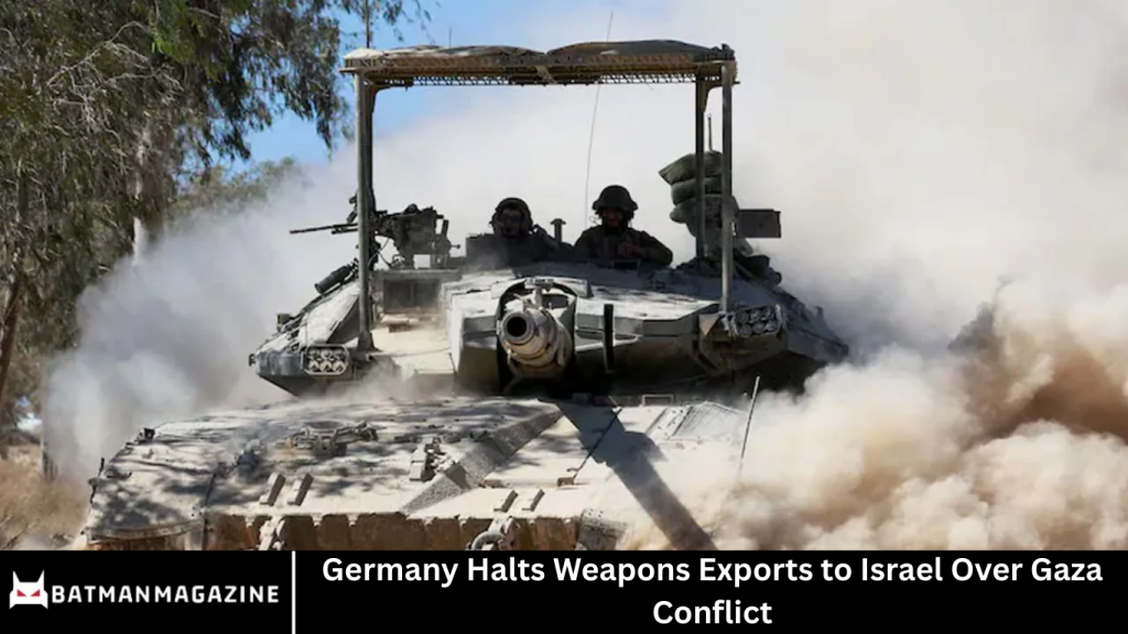Germany Halts Weapons Exports to Israel Over Gaza Conflict